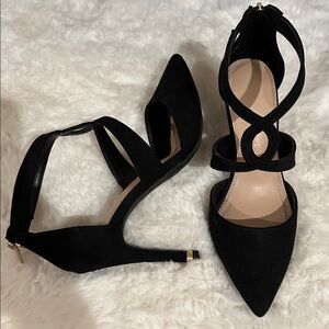 Black Strappy Heels